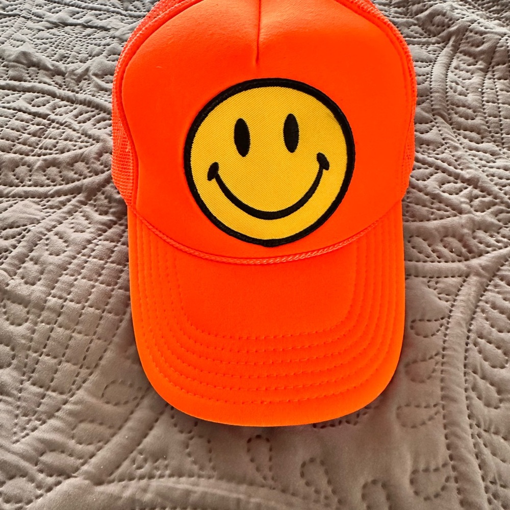 Aviator Nation Vibrant Orange Mesh Hat